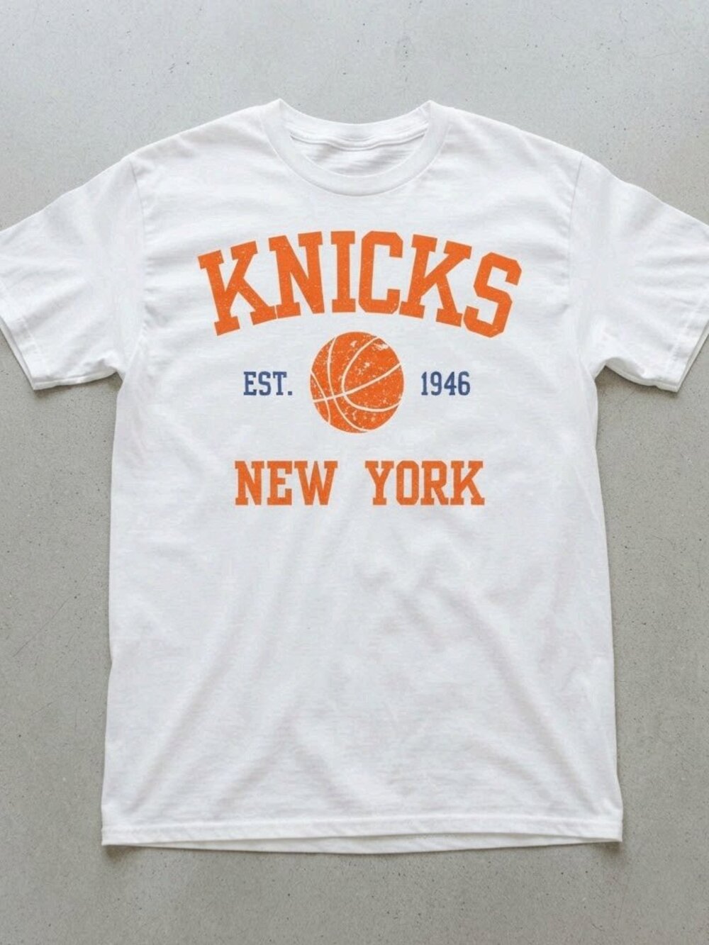New York Knicks Shirt, Basketball Heritage Est 1946 Graphic Tee, New York Basket